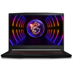 Ноутбук MSI GF63 Thin 12UC-800XRU i7 12650H, 16Gb, SSD512Gb, RTX 3050, DOS, черный