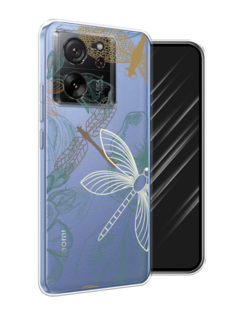 Чехол Awog на Xiaomi 13T Pro Про "Тени стрекоз"
