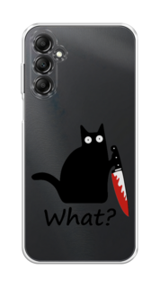 Чехол на Samsung Galaxy A15 "Котик с ножом" Case Place