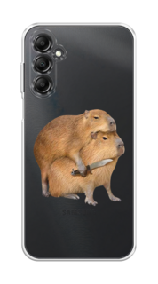 Чехол на Samsung Galaxy A15 "Капибара с ножом" Case Place