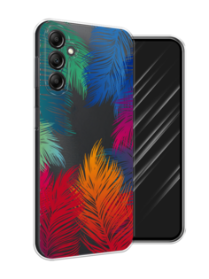 Чехол Awog на Samsung Galaxy A15 "Рамка из перьев"