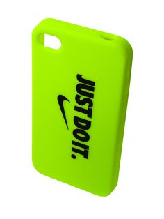 Чехол NIKE Graphic Soft Case для iPhone VOLT/BLACK зеленый