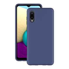 Чехол накладка Deppa Gel Color для Samsung Galaxy A02 (SM-A022) синий (арт. 870073)