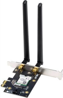 Сетевой адаптер WiFi + Bluetooth ASUS PCE-AXE5400 PCI Express x1, 49.7 шт.