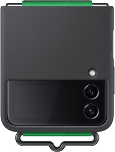 Чехол для Samsung Galaxy Z Flip4 Silicone Strap Black EF-GF721TBEG