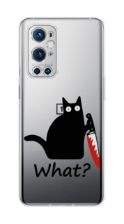Чехол на OnePlus 9 Pro "Котик с ножом" Case Place