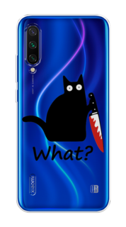 Чехол на Xiaomi Mi CC9 "Котик с ножом" Case Place