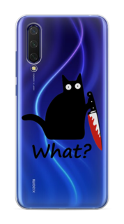 Чехол на Xiaomi Mi 9 Lite"Котик с ножом" Case Place