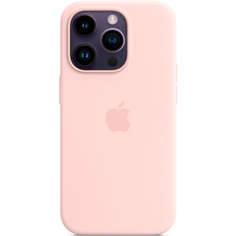Чехол для смартфона iPhone 14 Pro Silicone Case with MagSafe, «розовый мел» Apple