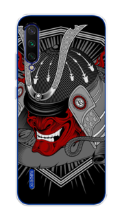 Чехол на Xiaomi Mi CC9 "Красная маска самурая" Case Place