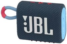 Колонка портативная JBL GO3 синяя