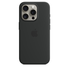 Чехол Apple Silicone Case with MagSafe для iPhone 15 Pro Black (MT1A3)