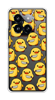 Чехол на Xiaomi 14 Pro "Утка с ножом" Case Place