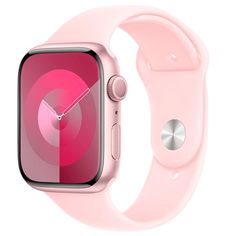 Смарт-часы Apple Watch S9 GPS 45mm Pink Aluminium Case with Light Pink Sport Band M/L
