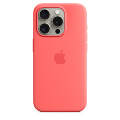 Чехол Apple Silicone Case with MagSafe для iPhone 15 Pro Guava (MT1G3)