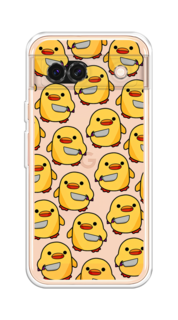 Чехол на Google Pixel 8A "Утка с ножом" Case Place