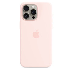 Чехол Apple Silicone Case with MagSafe для iPhone 15 Pro Max Light Pink (MT1U3)