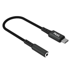 Кабели для мобильных устройств TFN USB-C/Jack3.5 Black (TFN-AD-TYPEC-AUX)