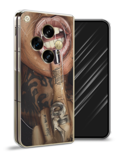 Чехол Awog на Oppo Find N3 "Девушка с татуировками"