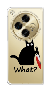 Чехол на OnePlus Open "Котик с ножом" Case Place