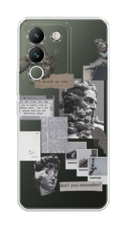 Чехол на Vivo V29e 5G "Коллаж греческие скульптуры" Case Place
