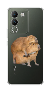 Чехол на Vivo V29e 5G "Капибара с ножом" Case Place