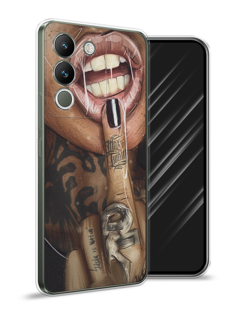Чехол Awog на Vivo V29e 5G "Девушка с татуировками"