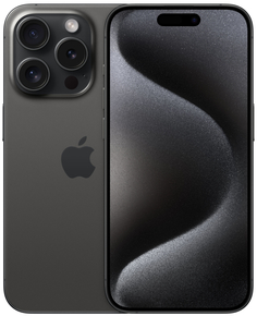 Смартфон Apple iPhone 15 Pro 256GB Black Titanium (Dual Sim)