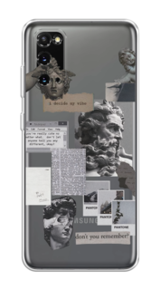 Чехол на Samsung Galaxy S20 "Коллаж греческие скульптуры" Case Place