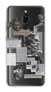 Чехол на Xiaomi Redmi 8 "Коллаж греческие скульптуры" Case Place