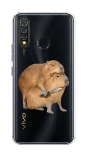 Чехол на Vivo Y19 "Капибара с ножом" Case Place