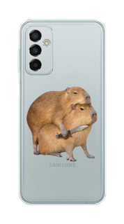 Чехол на Samsung Galaxy M23 5G "Капибара с ножом" Case Place