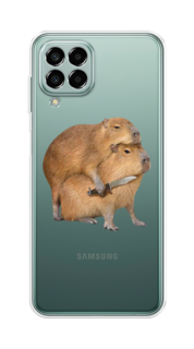 Чехол на Samsung Galaxy M33 "Капибара с ножом" Case Place