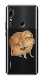 Чехол на Honor 9X/Huawei P Smart Z "Капибара с ножом" Case Place
