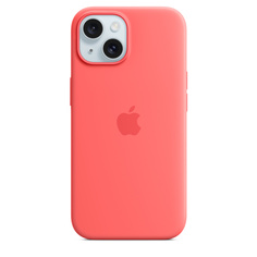 Чехол для смартфона Apple iPhone 15 Silicone Case MagSafe Guava