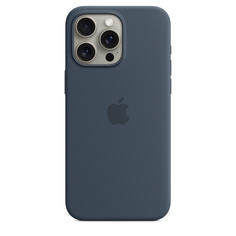 Чехол для смартфона Apple iPhone 15 Pro Max Silicone MagSafe Storm Blue