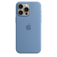Чехол для смартфона Apple iPhone 15 Pro Max Silicone MagSafe Winter Blue