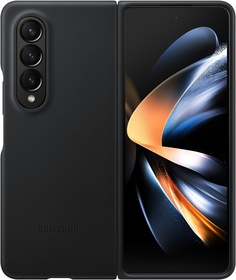 Чехол для смартфона Samsung для Galaxy Fold4 Leather Cover черный