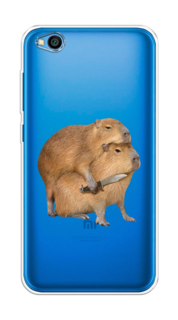 Чехол на Xiaomi Redmi Go "Капибара с ножом" Case Place