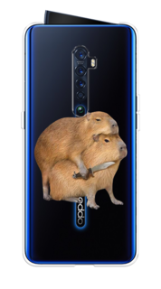 Чехол на Oppo Reno 2 "Капибара с ножом" Case Place