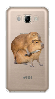 Чехол на Samsung Galaxy J7 2016 "Капибара с ножом" Case Place