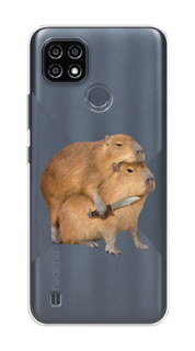 Чехол на Oppo Realme C21Y/C25Y "Капибара с ножом" Case Place