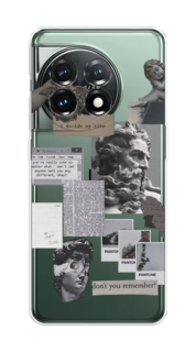 Чехол на OnePlus 11 "Коллаж греческие скульптуры" Case Place
