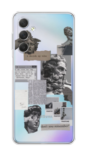 Чехол на Samsung Galaxy M54 "Коллаж греческие скульптуры" Case Place