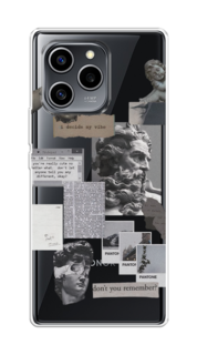 Чехол на Honor 60 SE "Коллаж греческие скульптуры" Case Place