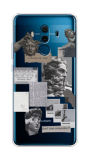Чехол на Huawei Mate 10 Pro "Коллаж греческие скульптуры" Case Place