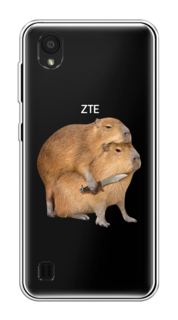 Чехол на ZTE Blade A5 (2019) "Капибара с ножом" Case Place