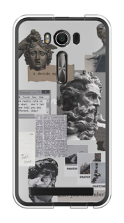 Чехол на Asus Zenfone 2 Laser ZE500KL "Коллаж греческие скульптуры" Case Place