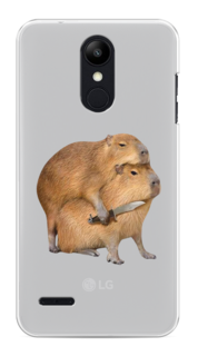 Чехол на LG K8/K9 2018 "Капибара с ножом" Case Place