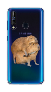 Чехол на Samsung Galaxy A60/M40 "Капибара с ножом" Case Place